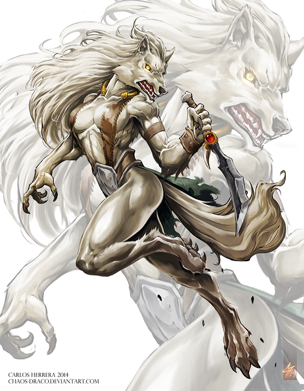 comic art Werewolf Vampires wolf underwold books