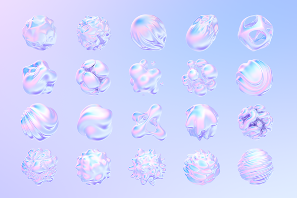 Fluid Holographic Shapes