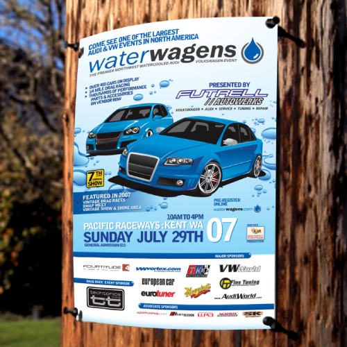 Waterwagens Event Poster
