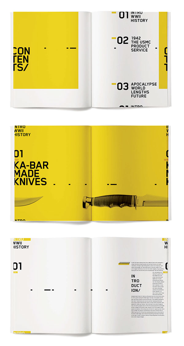 design  Books  knives Layout  grid  FOOD  typography  type concept art