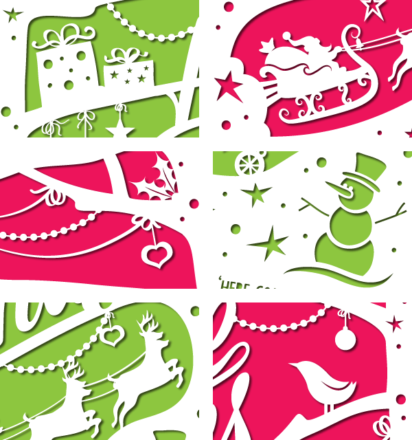 Christmas paper cut snowman stars snowflakes winter pantomime variety show Performance helperby