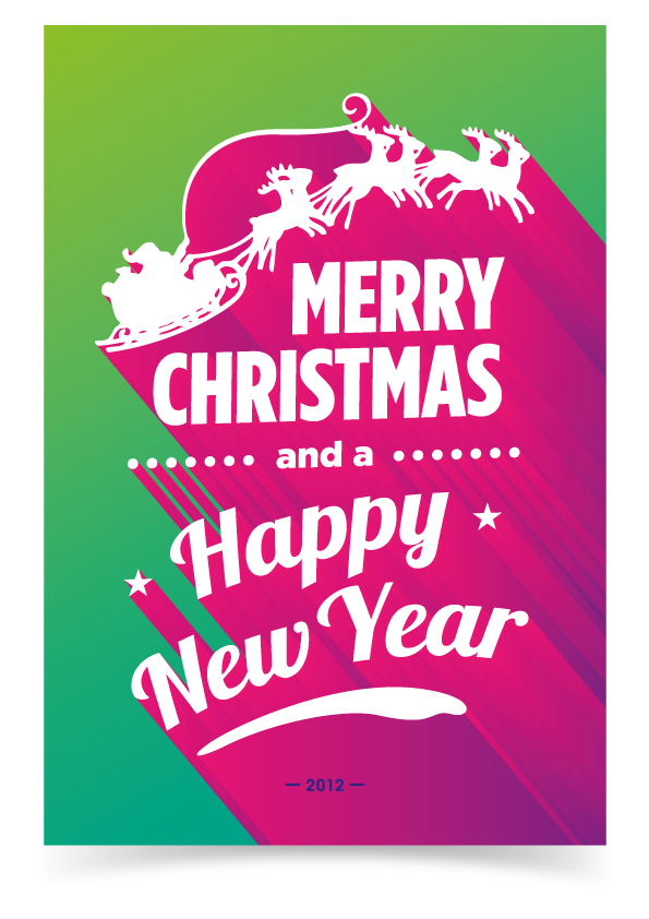 amazing Love Christmas merry festive season logos cards xmas reindeer creative modern new kwirky design