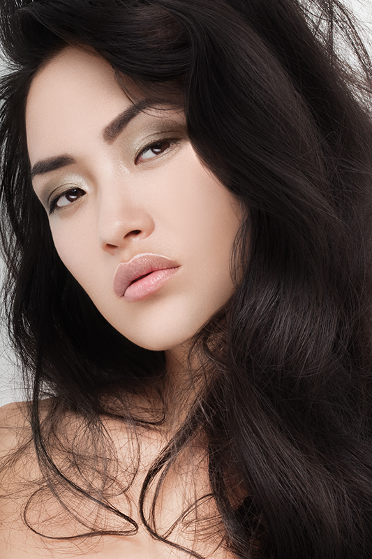 retouch makeup beauty postproduction photo model hi-end asian Asian Model brunette