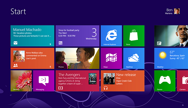Microsoft Windows 8  Marius Bauer ILLUSTRATION  Windows 8 Lockscreen Windows 8 Startscreen