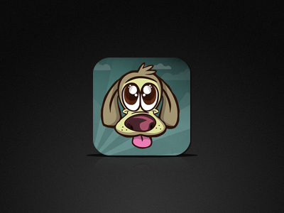 iphone game iPad dog cartoon Icon ios