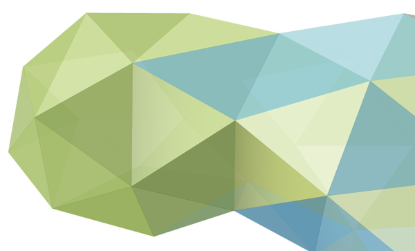 logo fragmentation Triangles geometry