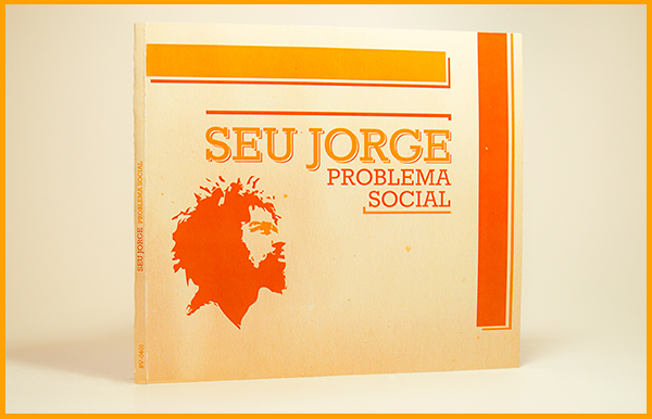 Seu Jorge Pack social packaging design printed print color orange