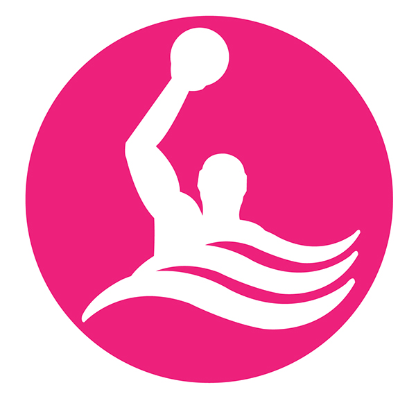 water polo logo swimming pool
