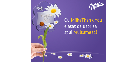 milka DigitalStar Kraft thank you