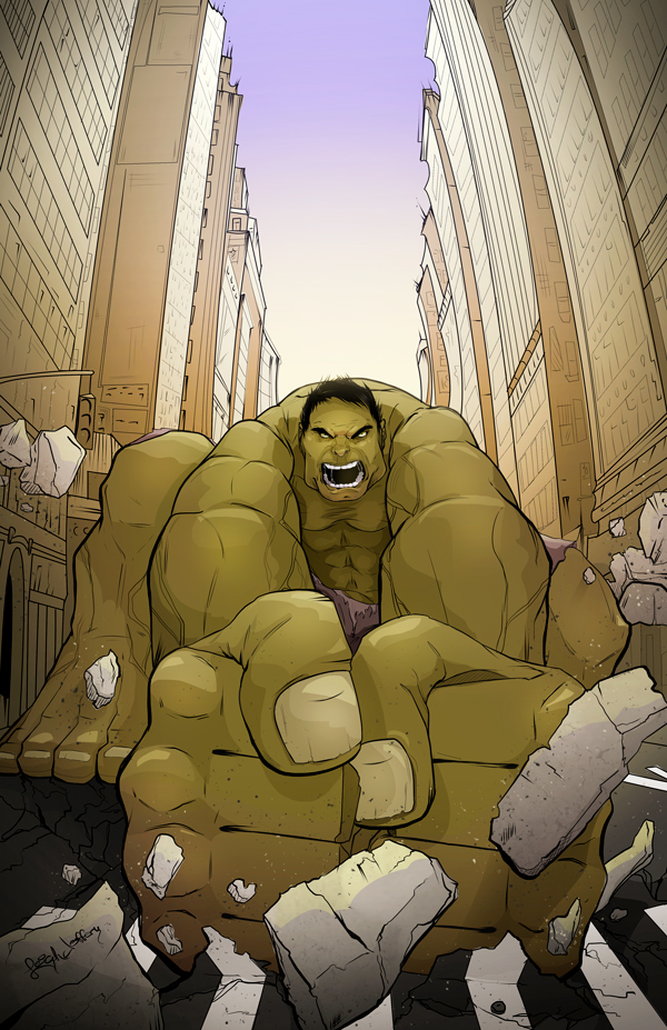 Hulk incredible comics comicbook art ComicArt fanart SuperHero