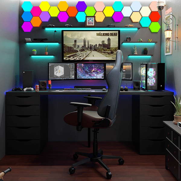 3D Isometric Gaming Room