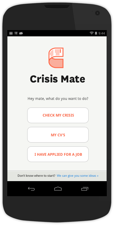 Android App CV crisis logo