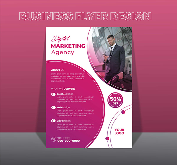 Minimal Business Flyer Design