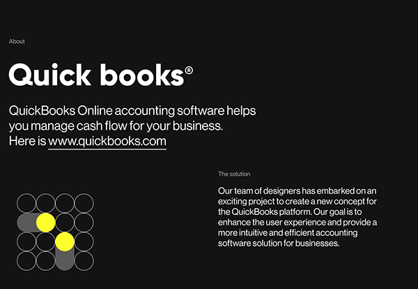 QuickBooks CRM Management - Branding & UX UI Design