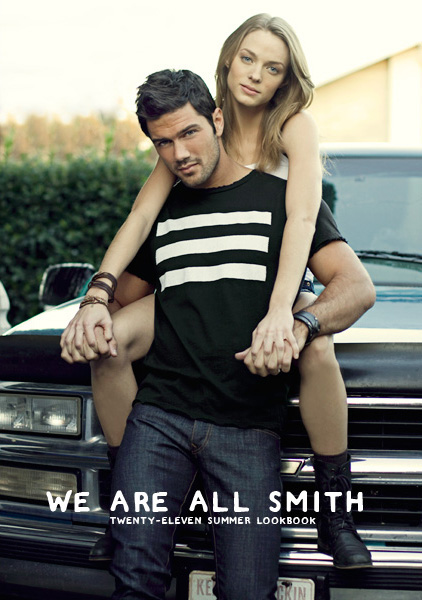 t-shirts shirts male models female usa americana smith look book Lookbook