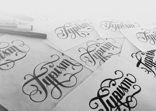 typism  typography type logo lettering Logotype Custom handwritten Script conference Typographers