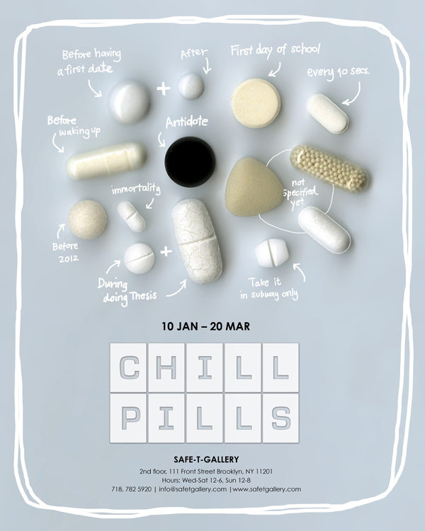pills medicine capsule poster Poster Design