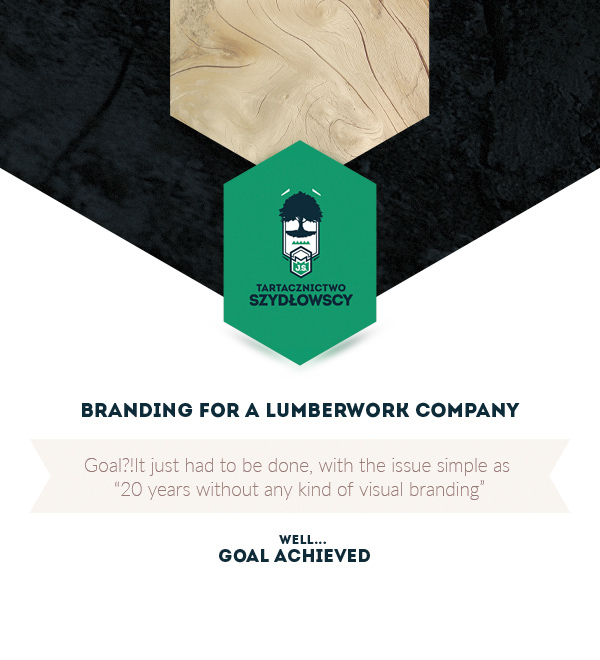 lumber mill wood green dark blue forrest brand logo identity business card shirt tanapta