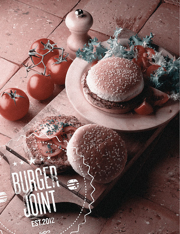 burger Joint amman jordan restaurant knockout font logo warsheh Hadi Alaeddin Mothanna Hussein Tamer AlMasri Michael Makdah