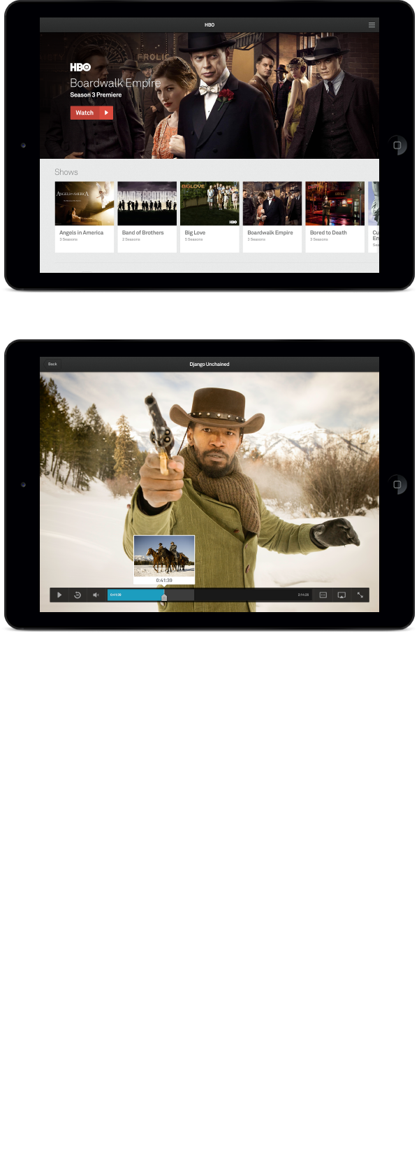 app iphone iPad mobile tv television movie retina