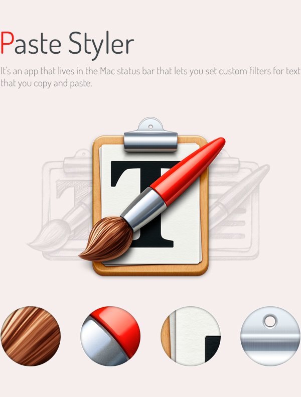 app icon icons Icon design macos mac Os yosemite application appstore cup metal designer brush app