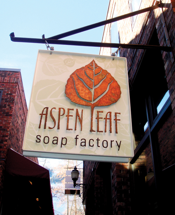 Dig Design Identity Design Aspen Leaf Soap Factory