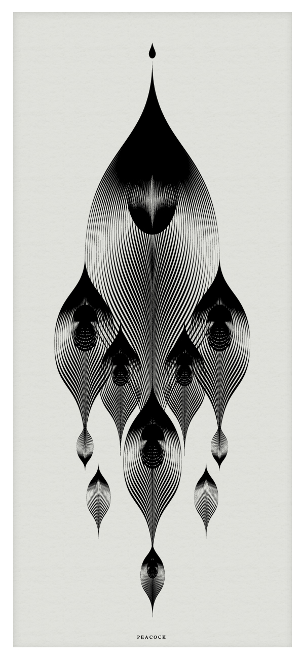 Adobe Portfolio cobra gorilla peacock moire puma bat owl Illustrator minimal blending