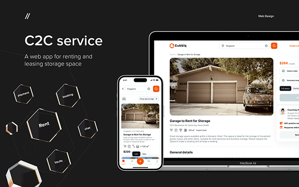 Ad marketplace | Rent | Website | UI/UX design