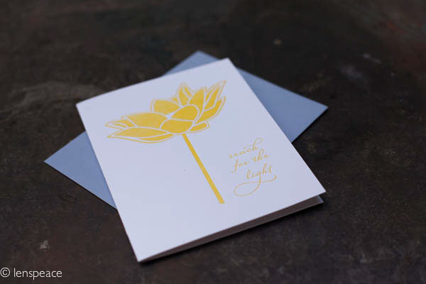letterpress greeting cards lenspeace printmaking inspirational