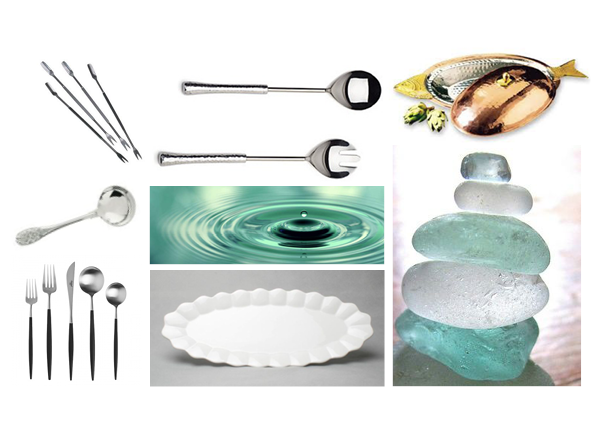 seafood utensils cutlery serving platter platter Solidworks