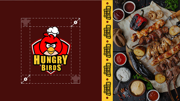 Brand identity - Hungry Birds Restaurant