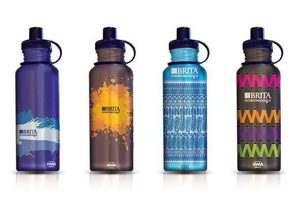 Brita walmart Packaging water charity walk for miracles vector
