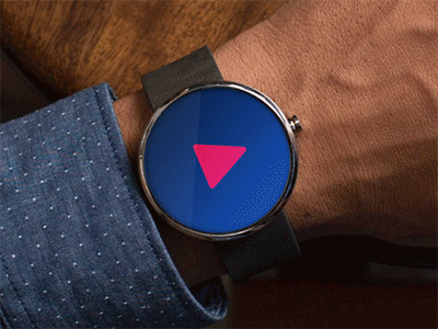 motion interaction material minimalistic android smartwatch metronome