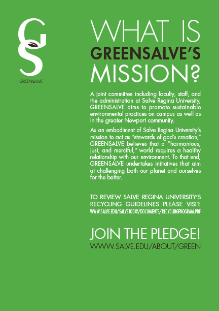 GreenSalve postcard environmental