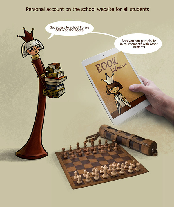 'Mrs. Chess' Brand Character Design
