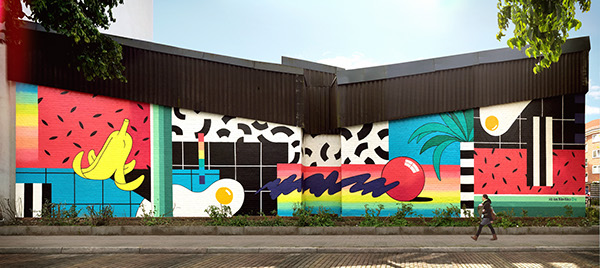 streetart muralart Julian Faudt stefan mückner wearebuerobuero WABB Graffiti ILLUSTRATION  Mural stuka