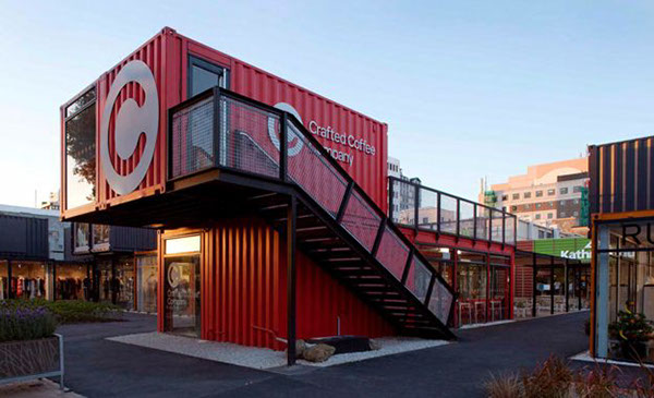 Shipping container architecture :: Behance
