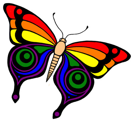 Rainbow Butterfly Stock Photos Images  Pictures  Butterfly tattoo Rainbow  tattoos Rainbow butterfly