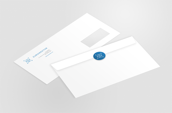 logo euro eurowektor brand blue glaring colors navy blue vector business card notebook