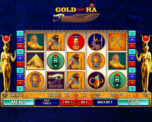 casino game play egypt gold pharaoh king cobra queen mummy Scarab Ancient RA God sphinx