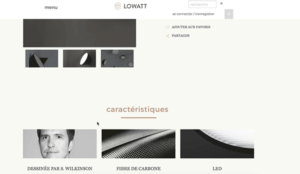 Lowatt light lighting environment Webdesign logo