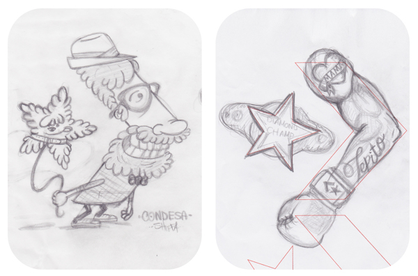 converse starchevron   cartoon mexico costume ILLUSTRATION   illustrator logo pro Character Digital Art   street