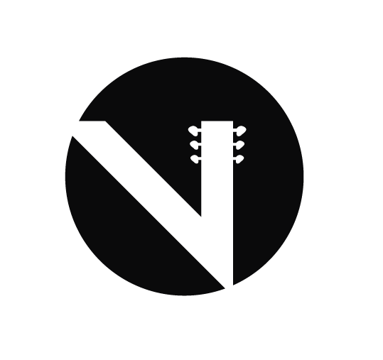 rock band musica Audio sound Mono baterista Guitarra logo bajo rockband rosckstar black music logo vector