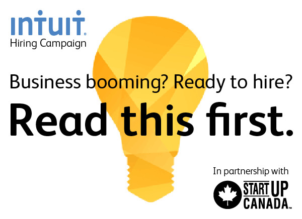 Startup Canada  Summer hiring campaign light bulb