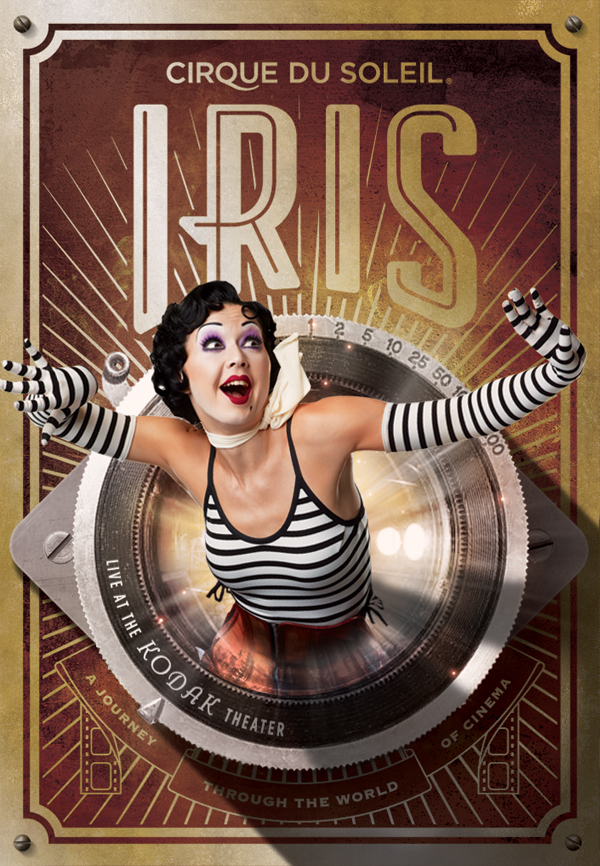 cirque du soleil iris Camera lens  logo  visual identity Circus  posters  vintage camera