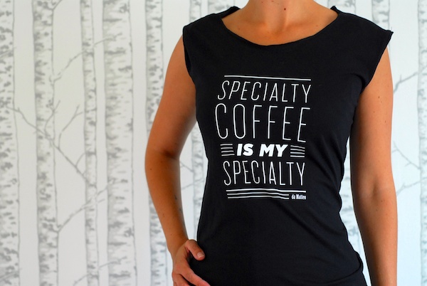 Coffee t-shirt type shirt