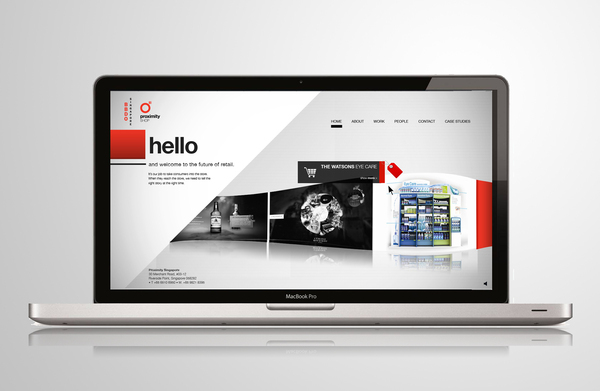 BBDO Proximity Website Intranet shop pitch Internet mock microsite singapore