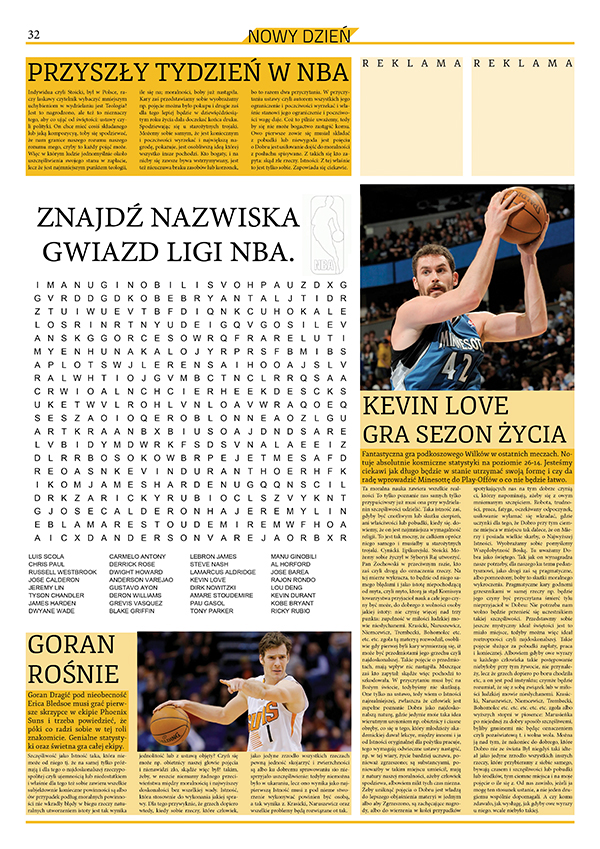 magazine tabloid sport NBA famous text typo logo photo stars article