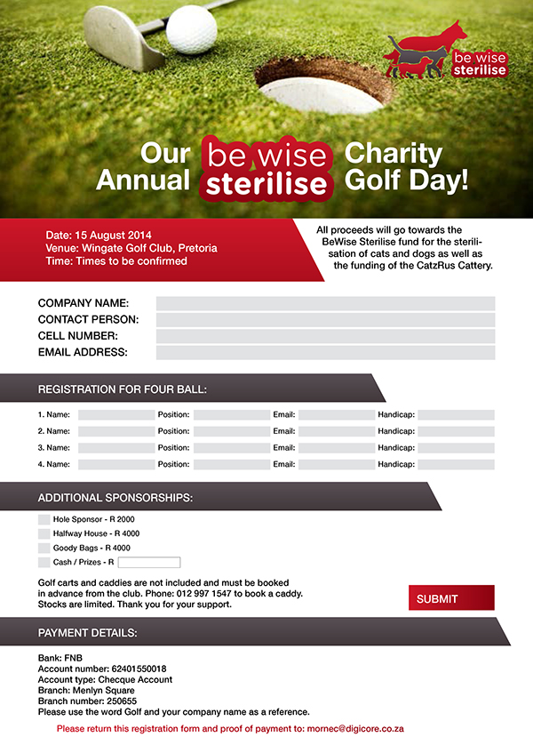 Business Cards poster Forms Gholf day