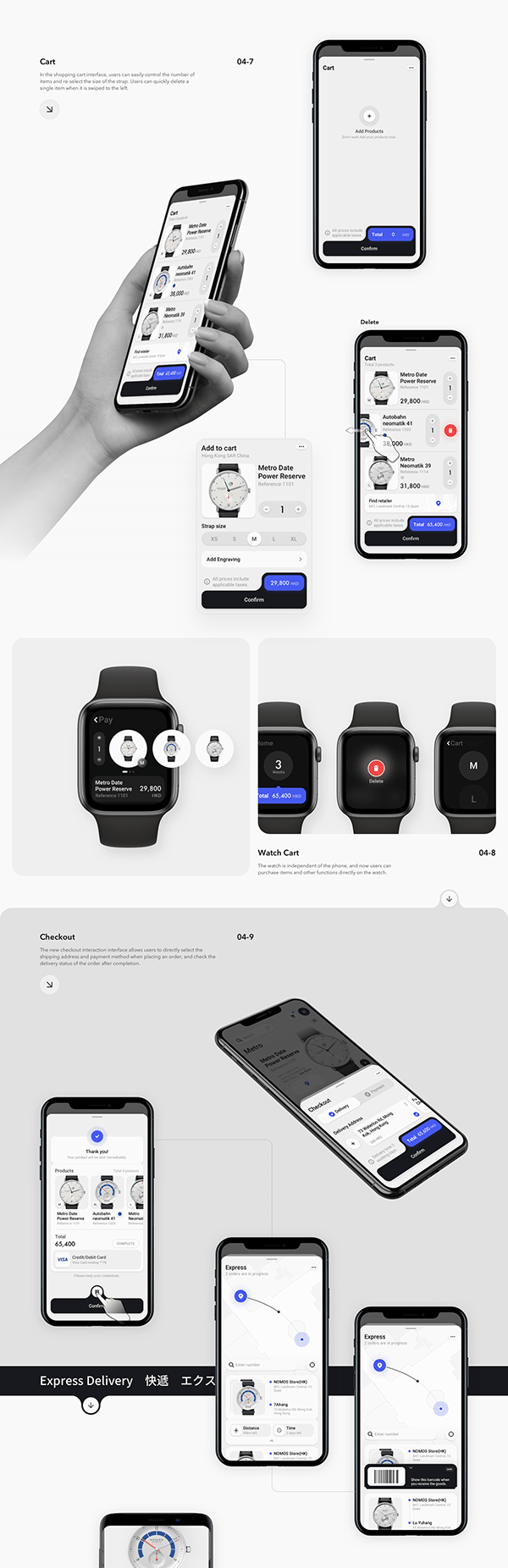Watch Store Concept Application